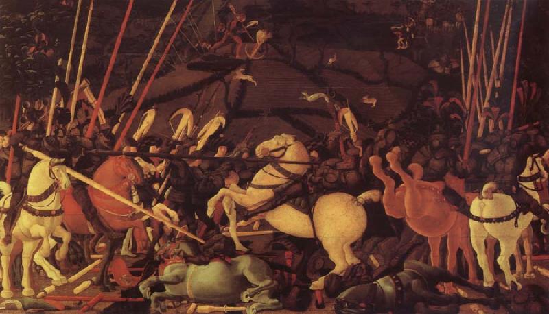 UCCELLO, Paolo The battle of San Romano the victory uber Bernardino della Carda Sweden oil painting art